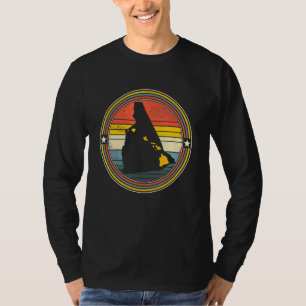 T-shirt New Hampshire Hawaii Racines Origine State Map Ret