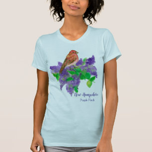 T-shirt New Hampshire State Bird Purple Finch