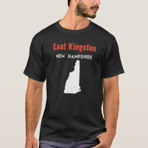 T-shirt New Hampshire Usa State America Travel East Kingst