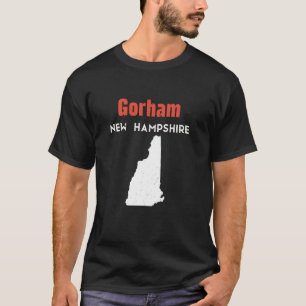 T-shirt New Hampshire USA State America Travel Gorham
