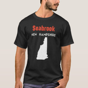 T-shirt New Hampshire Usa State America Travel Seabrook