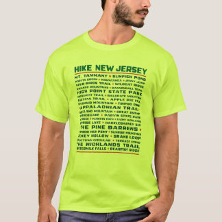 T-shirt New Jersey de hausse (traînées) - vert de sécurité