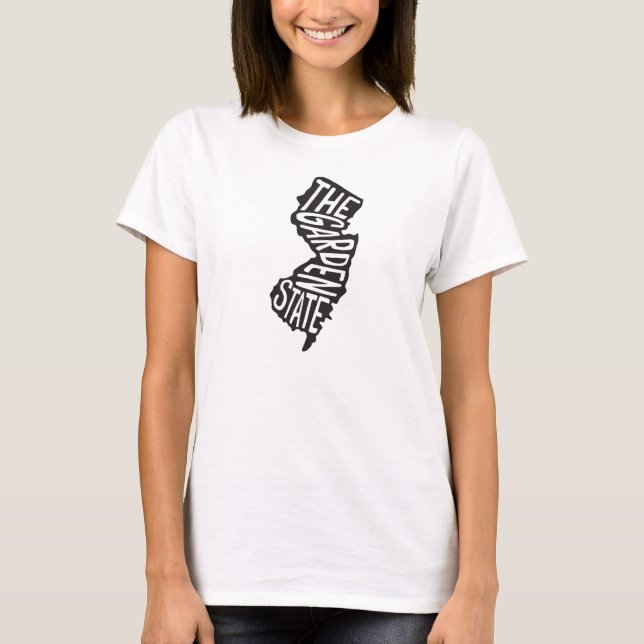 T-shirt New Jersey : La Chemise Garden State (Devant)