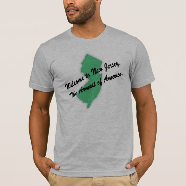 T-shirt New Jersey, l'aisselle de l'Amérique (Devant)