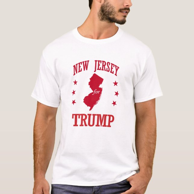 T-SHIRT NEW JERSEY POUR DONALD TRUMP (Devant)