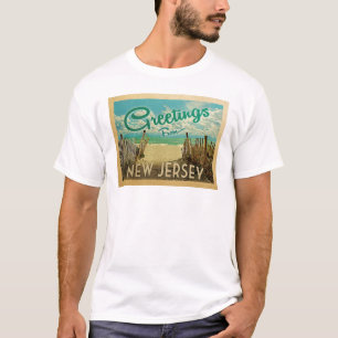 T-shirt New Jersey Shore Beach Vintage voyage