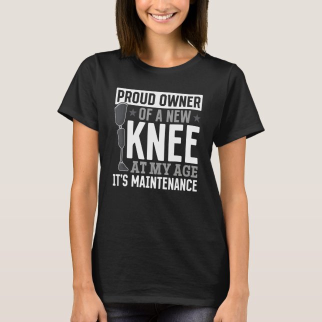 T-shirt New Knee Surgery Recovery Get Well (Devant)