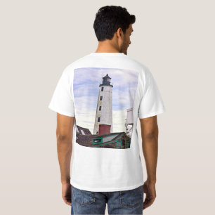 T-shirt New London Harbour Lighthouse CT double côté TShir