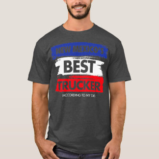 T-shirt New Mexicos Meilleur Trucker selon My Cat