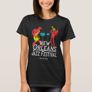 T-shirt New Orleans Festival de Jazz Music Gift Louisiane