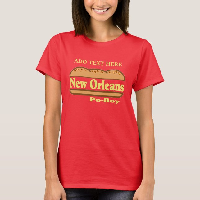 T-shirt New Orleans Po Boy (Devant)