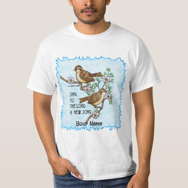 T-shirt New Song Birds Christian   (Devant)