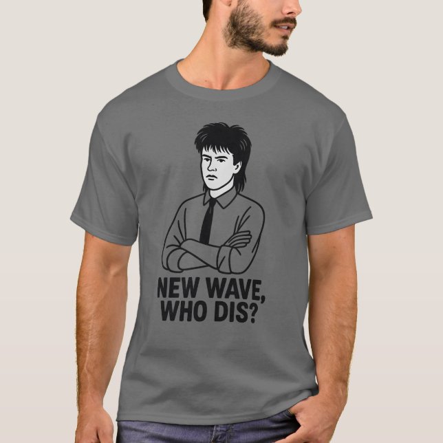 T-SHIRT NEW WAVE, OMS DIS (Devant)