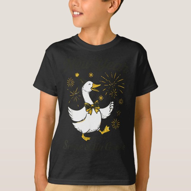 T-shirt New Year Same Silly Goose New Year's Eve Party Fir (Devant)