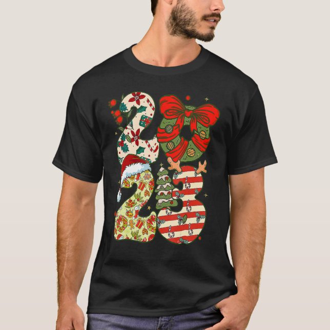 T-shirt New Years Eve Party Supplies 2023 Happy New Year (Devant)