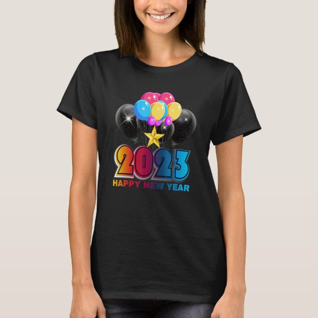 T-shirt New Years Eve Party Supplies Kids NYE 2023 Happy N (Devant)