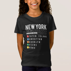T-Shirt New York 5 Boroughs