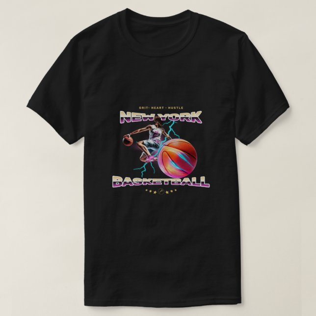 T-SHIRT NEW YORK BASKETBALL (Design devant)