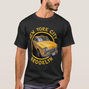 T-shirt New York City Manhattan Checker Taxi Cab pour Big 