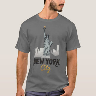 T-SHIRT NEW YORK CITY NOUVEAU CONCEPTEUR DE MODE T