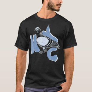 T-shirt New York City Pigeon T Shirt - NYC Animaux et