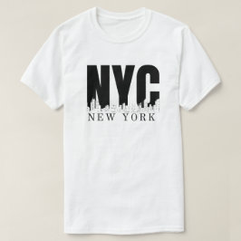 T-shirt New York City Skyline Style rétro