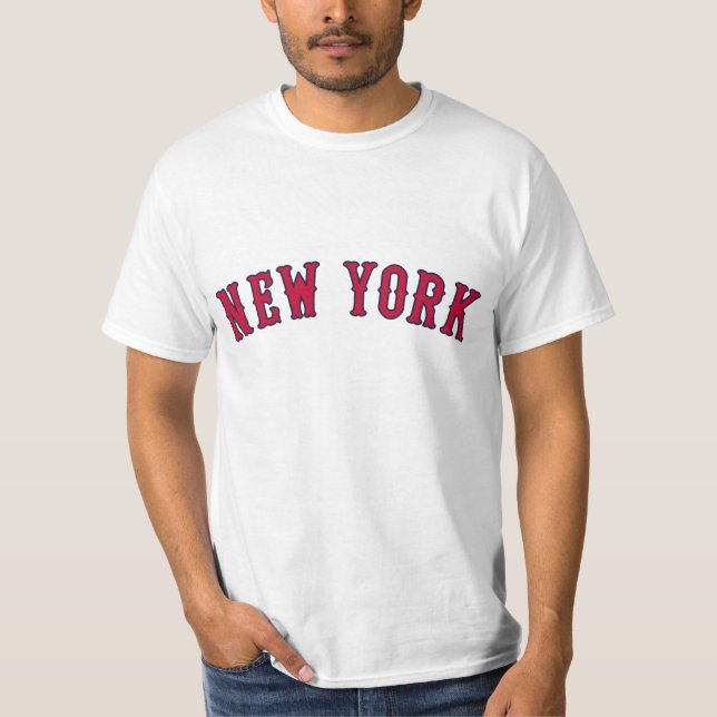 T-shirt New York contre des rivaux de Boston (Devant)