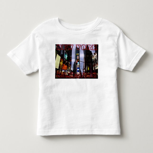 T-shirt New York Custom Baby NY Souvenir Shirt (Devant)
