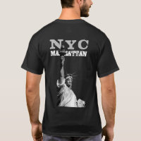 New York Nyc Manhattan Liberty Statue Retour Conce