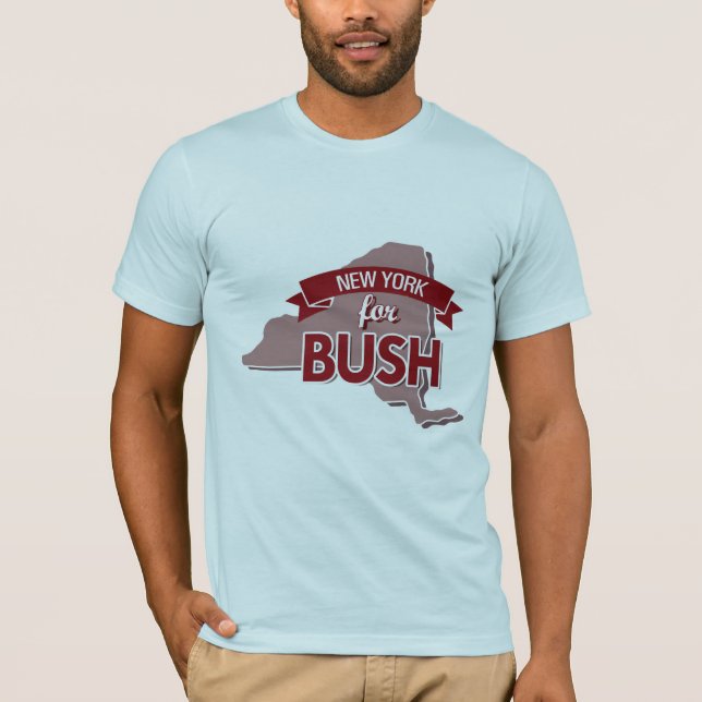 T-SHIRT NEW YORK POUR BUSH - .PNG (Devant)