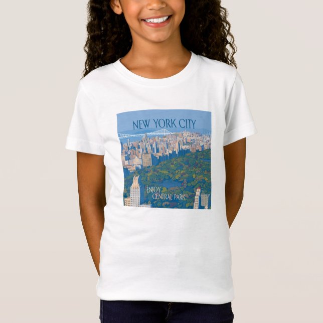 T-Shirt New York | Profitez de Central Park (Devant)