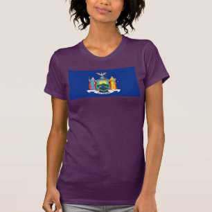 T-shirt New York : The Empire State, Home Big Apple Flag