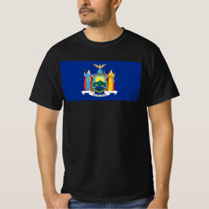T-shirt New York : The Empire State, Home Big Apple Flag