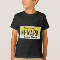 Newark NJ New Jersey plaque d'immatriculation vill