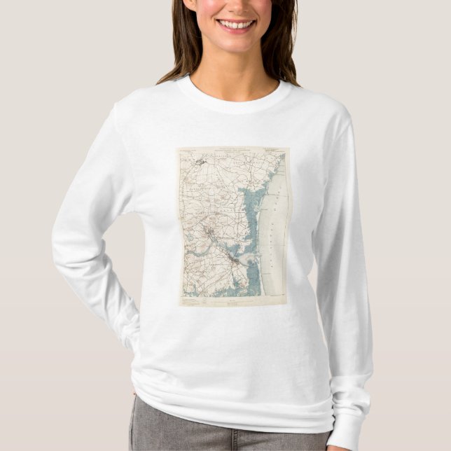 T-shirt Newburyport, le Massachusetts (Devant)