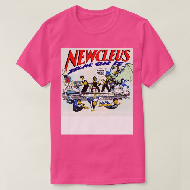 T-shirt Newcleus Jam Sur Le Navire Spatial (Design devant)