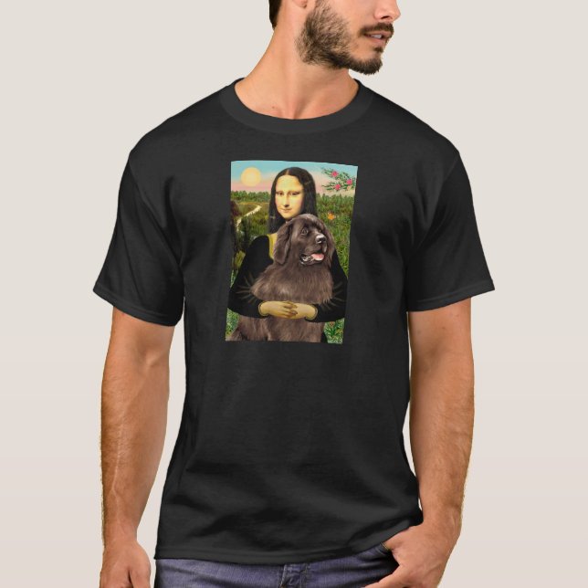 T-shirt Newfie (brun) - Mona Lisa (Devant)
