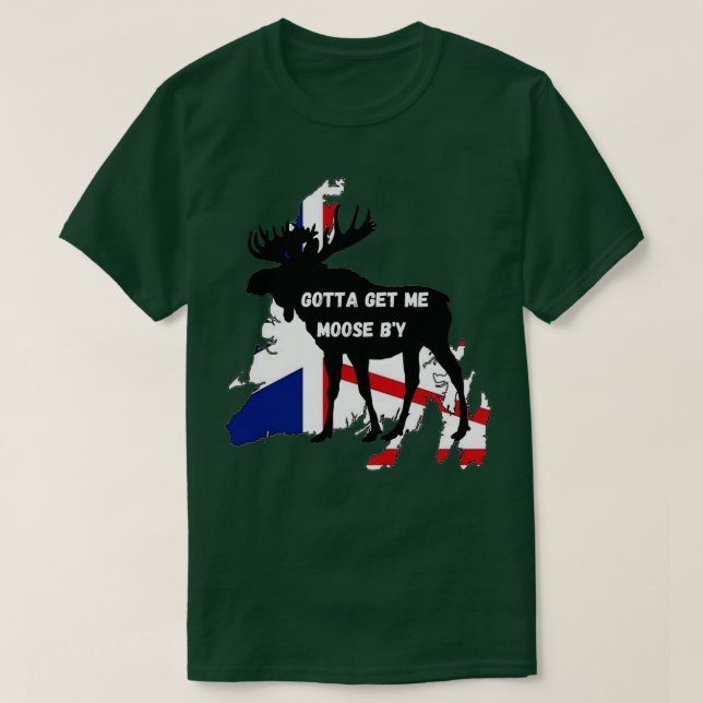 T-shirt Newfoundland Moose (Design devant)