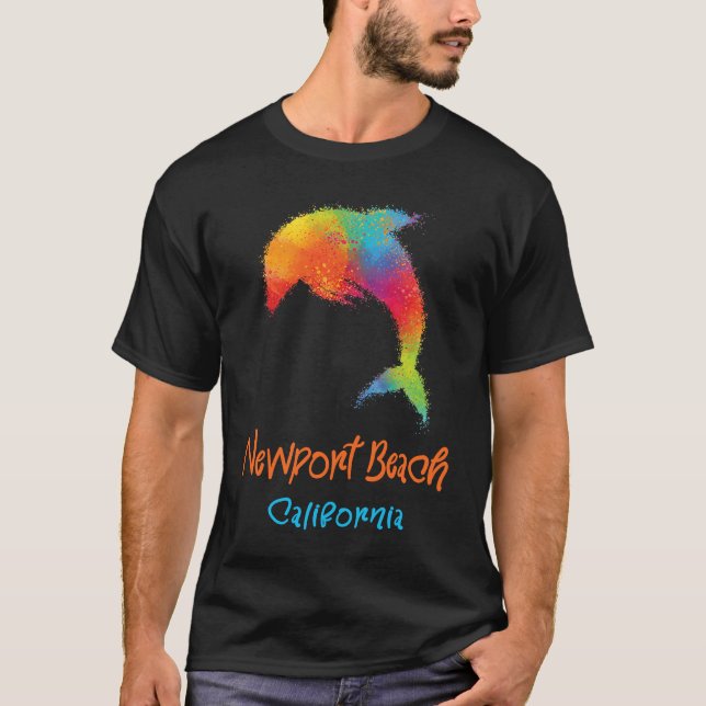 T-shirt Newport Beach  California  Souvenir (Devant)