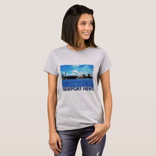 T-shirt Newport News, VA (Devant entier)
