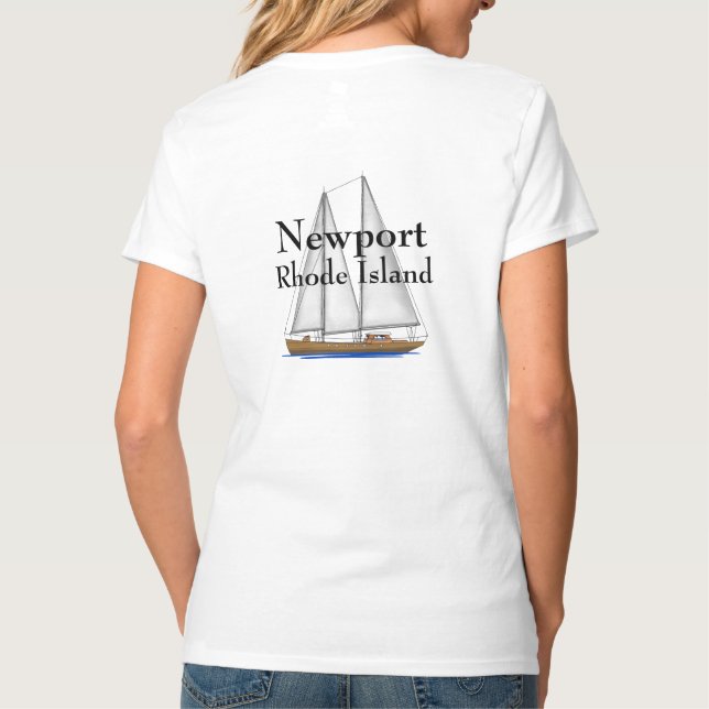 T-shirt Newport Rhode Island (Dos)