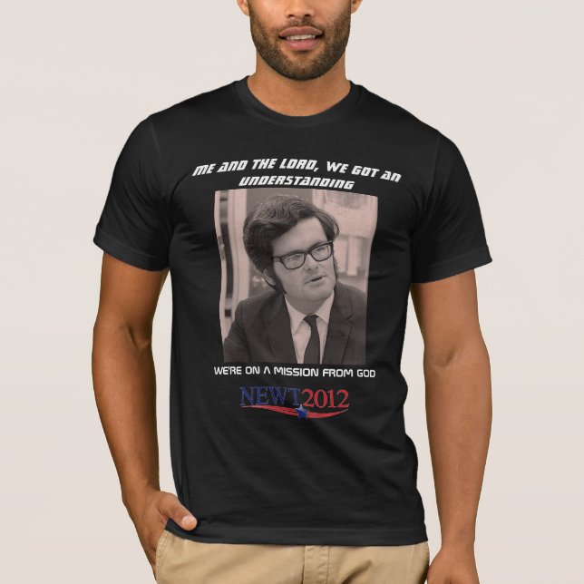 T-shirt Newt Gingrich 2012 (Devant)
