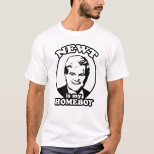 T-SHIRT NEWT GINGRICH EST MON HOMEBOY