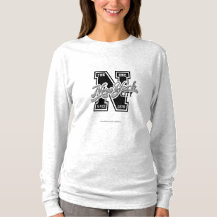 T-shirt Newyork City Longtemps Sleve T Shirt Pour Les Femm
