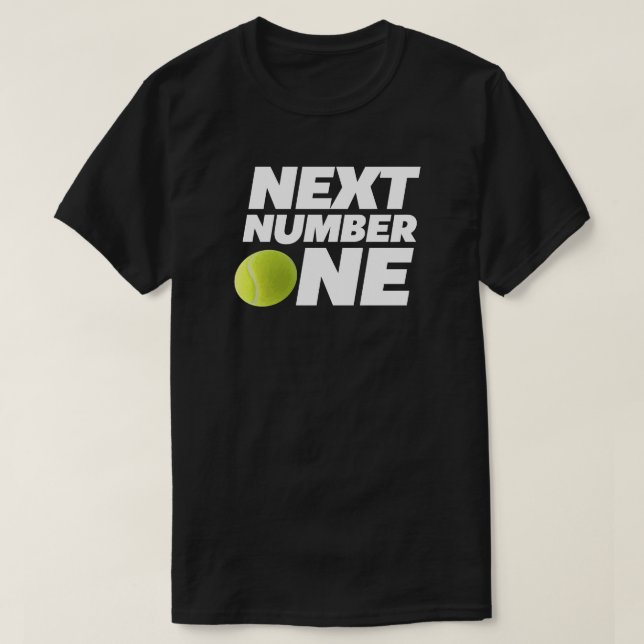 T-shirt Next Numéro Un Tennis Sport (Design devant)