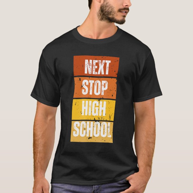 T-shirt Next Stop High School 2 (Devant)