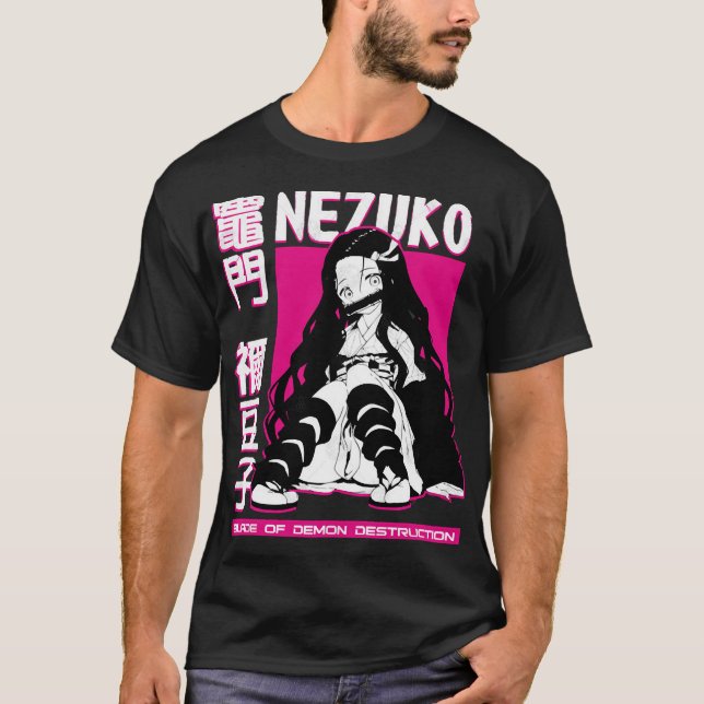 T-shirt Nezuko Kamado - Demon Slayer Kimetsu no Yaiba T-Sh (Devant)