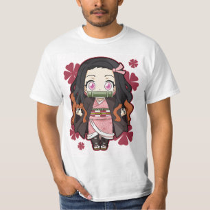 T-shirt Nezuko kamado heureux