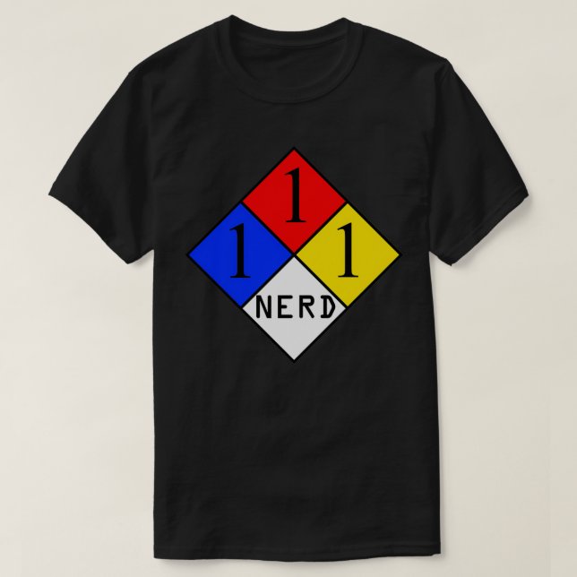 T-SHIRT NFPA NERD (Design devant)