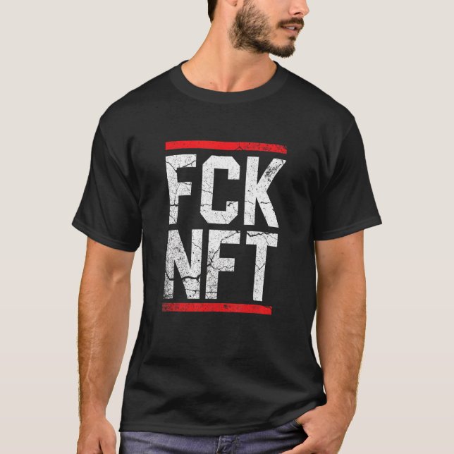 T-shirt Nft Non Funable Jeton Blockchain Crypto Nfts (Devant)